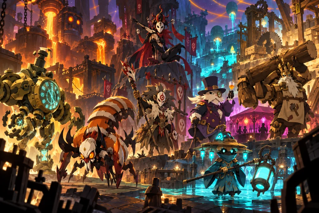 Boss et régions des donjons de niveau 156